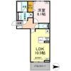 アレテー開出の間取り画像