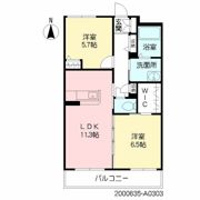 ボヌールの間取り画像