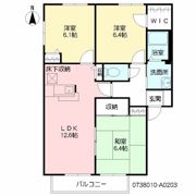 ルーチェ A棟の間取り画像