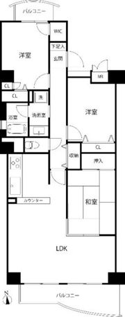 ブルームライフ向ヶ丘遊園の間取り画像