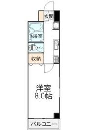 セナリオフォルム柏Ⅶの間取り画像