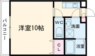ヴィラス三島の間取り画像