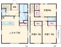 sakura-B棟の間取り画像