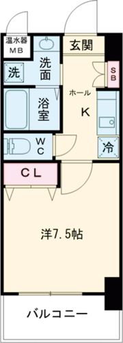 アドバンス神戸グルーブの間取り画像