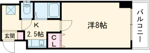 アコルデパルク三宮の間取り画像