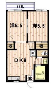 ヴェルドミールⅠ番館の間取り画像
