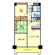 サンダモン北勘の間取り画像