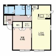 サクラアパートメントの間取り画像