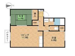 セジュールマツヤマの間取り画像