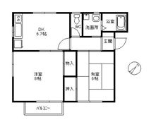 ハイツベルマーレⅡの間取り画像
