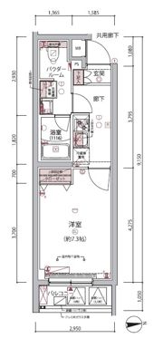 ARCOBALENO UMEYASHIKIの間取り画像