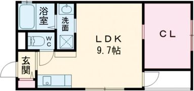 パレシェーヌデクールⅢの間取り画像