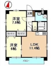 レオパールの間取り画像