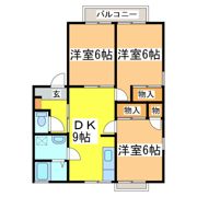 セジュールシゲモリAの間取り画像