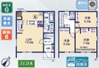 リナージュL豊橋松井町23－1期 6号棟の間取り画像