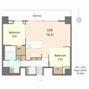 S-RESIDENCE松屋町asenceの間取り画像
