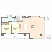 S-RESIDENCE松屋町asenceの間取り画像