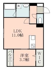 ラ・ポルテ益城 Eastの間取り画像