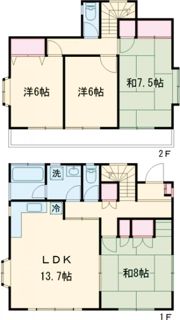 上ノ台戸建の間取り画像