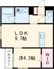 ラ・ポルテ益城 Westの間取り画像