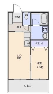秋桜マンションの間取り画像