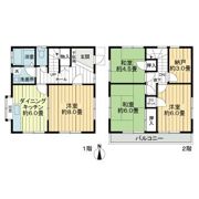 南久米一戸建の間取り画像