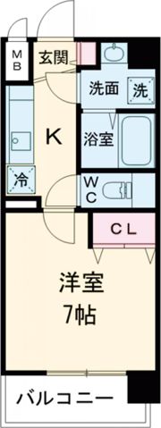 プロシード豊田の間取り画像