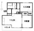 アドバンス自由が丘 Bの間取り画像