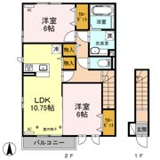 エステイトZEN Bの間取り画像