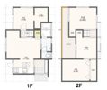 デザイナーズリノベ戸建ての間取り画像