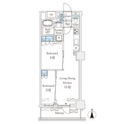 フロンティアレジデンス錦糸公園の間取り画像