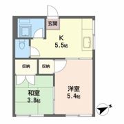 紫雲荘の間取り画像
