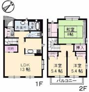 グランバリエ己斐 B棟の間取り画像