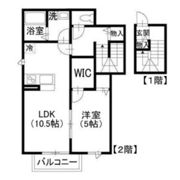 カーサフェリーチェの間取り画像