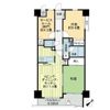 ライオンズマンション南藤沢の間取り画像