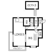 レオパレス矢田の間取り画像