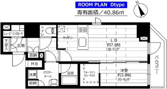 ステージファースト浅草橋の間取り画像