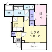 等持院東町アパート（028588301）の間取り画像