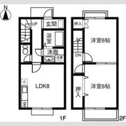 DUPLEX 林島Bの間取り画像