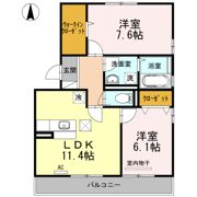 RUPOSE Ⅲの間取り画像