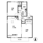 カーサ コモドの間取り画像