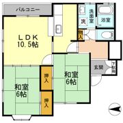 コーポユタカの間取り画像