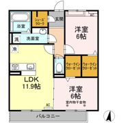 クレシア彩乃の間取り画像