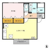 トゥール・ビヨン Bの間取り画像