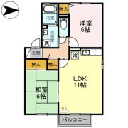 ピーチ宝塚の間取り画像