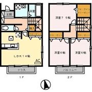 ハートポジションⅡの間取り画像