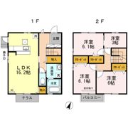 オリーブ学研台 D棟の間取り画像