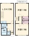 フレスコアーチェロCの間取り画像