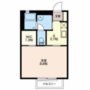 エクレール泰山 Aの間取り画像