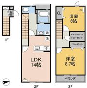 Hercule（エルキュール） B棟の間取り画像